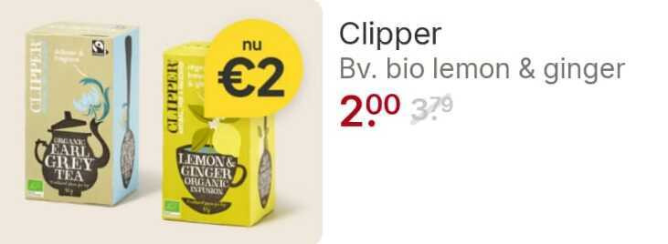 Clipper   thee folder aanbieding bij  Picnic - details