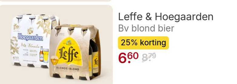 Leffe   speciaalbier, blikje bier folder aanbieding bij  Picnic - details