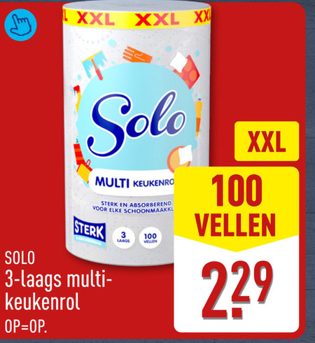 Solo   keukenpapier folder aanbieding bij  Aldi - details