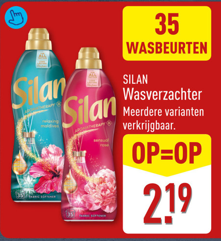 Silan   wasverzachter folder aanbieding bij  Aldi - details