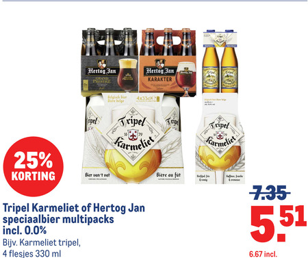Karmeliet   speciaalbier, alcoholvrij bier folder aanbieding bij  Makro - details