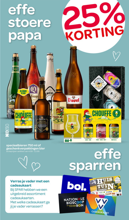 Duvel   speciaalbier folder aanbieding bij  Spar - details