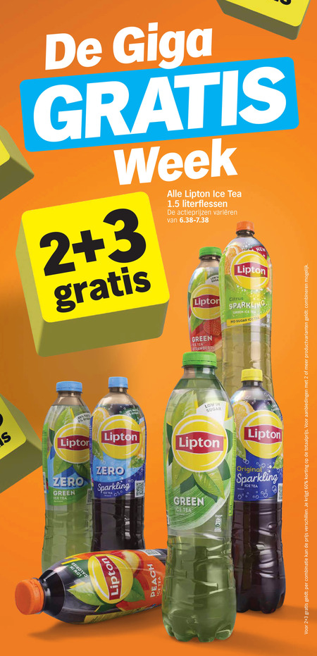 Lipton   ice tea folder aanbieding bij  Albert&nbsp;Heijn - details
