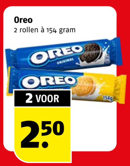 Oreo   biscuits folder aanbieding bij  Poiesz - details