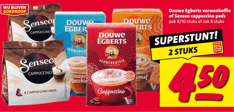 Douwe Egberts Senseo   oploskoffie, koffiepad folder aanbieding bij  Nettorama - details