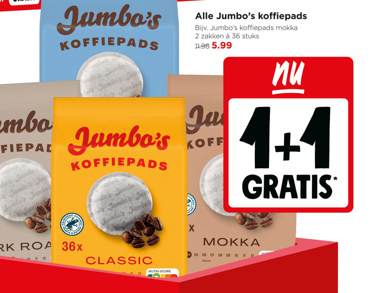 Jumbo Huismerk   koffiepad folder aanbieding bij  Jumbo - details
