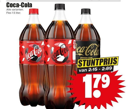 Coca-Cola   cola folder aanbieding bij  Dirk - details