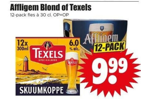 Texels   speciaalbier folder aanbieding bij  Dirk - details