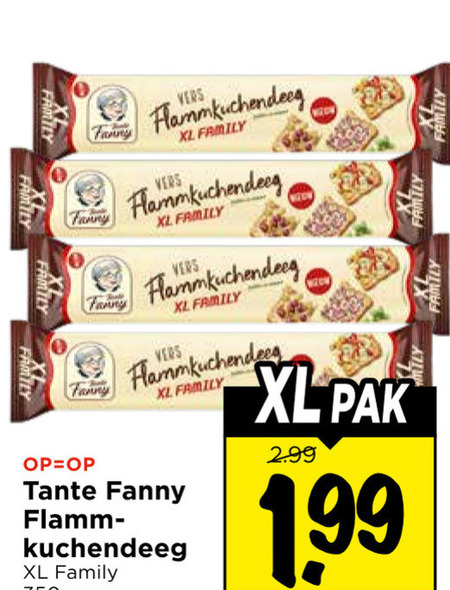 Tante Fanny   vers deeg folder aanbieding bij  Vomar - details