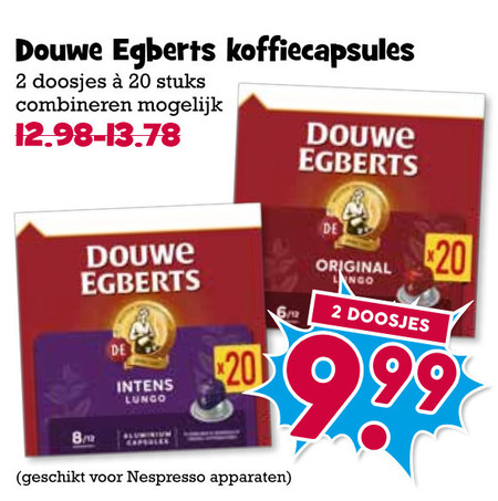 Douwe Egberts   koffiecups folder aanbieding bij  Boons&nbsp;Markt - details