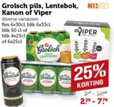 Grolsch   hard seltzer, speciaalbier folder aanbieding bij  Coop - details