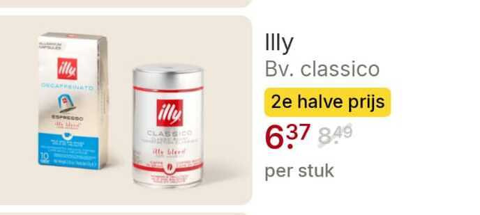 Illy   koffiecups, koffie folder aanbieding bij  Picnic - details
