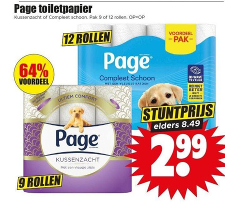 Page   toiletpapier folder aanbieding bij  Dirk - details