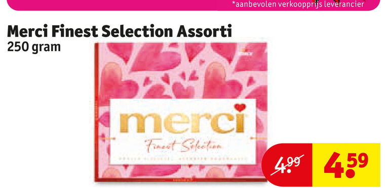 Merci   chocolade folder aanbieding bij  Kruidvat - details