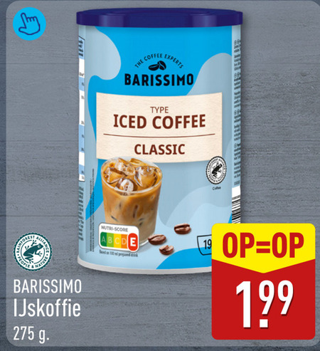 Barissimo   ijskoffie folder aanbieding bij  Aldi - details