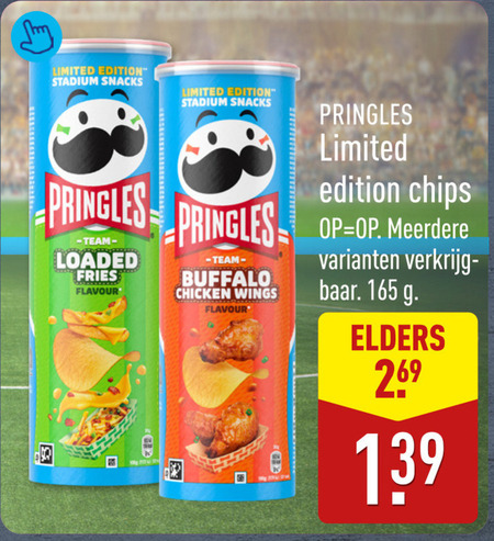 Pringles   chips folder aanbieding bij  Aldi - details