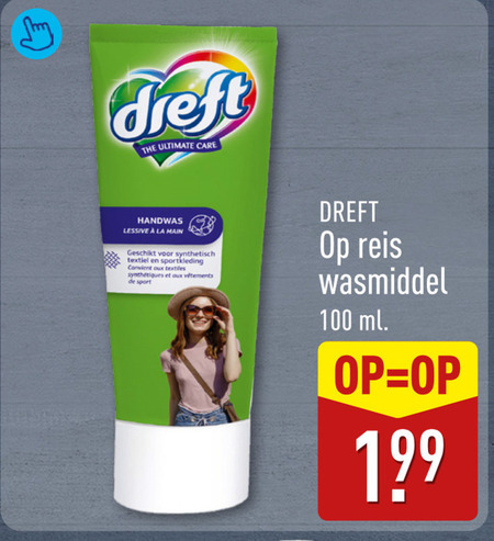 Dreft   wasmiddel folder aanbieding bij  Aldi - details