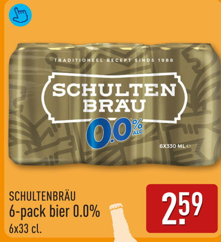 Schultenbrau   alcoholvrij bier folder aanbieding bij  Aldi - details