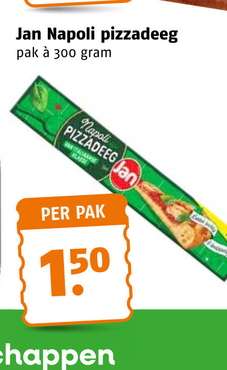 Jan   pizzadeeg folder aanbieding bij  Poiesz - details