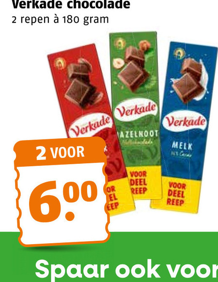 Verkade   chocolade folder aanbieding bij  Poiesz - details