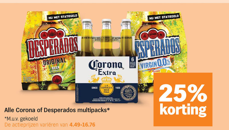 Desperados   speciaalbier folder aanbieding bij  Albert&nbsp;Heijn - details
