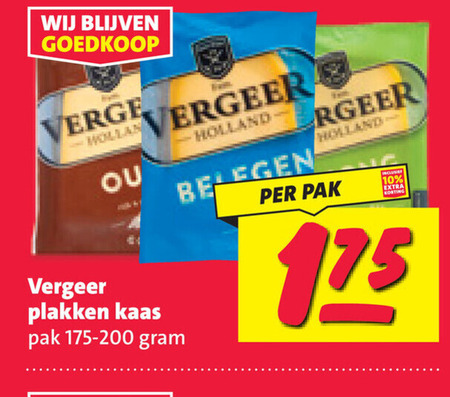 Vergeer   kaasplakken folder aanbieding bij  Nettorama - details