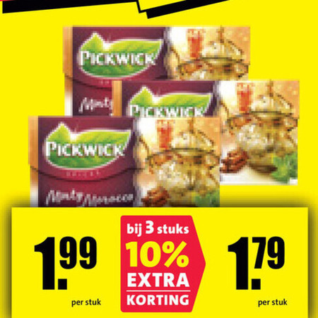 Pickwick   thee folder aanbieding bij  Nettorama - details