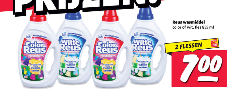 Witte Reus   wasmiddel folder aanbieding bij  Nettorama - details