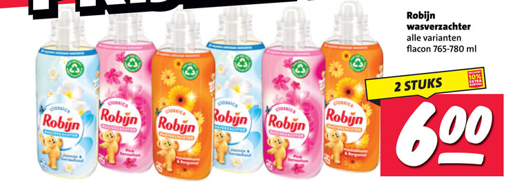 Robijn   wasverzachter folder aanbieding bij  Nettorama - details