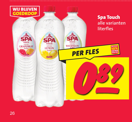 Spa en Fruit   fruitdrank folder aanbieding bij  Nettorama - details