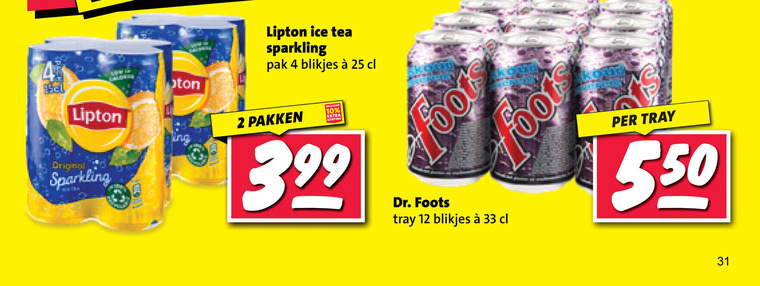 Dr Foots   cola, ice tea folder aanbieding bij  Nettorama - details
