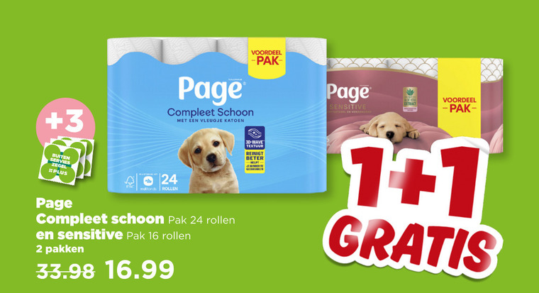 Page   toiletpapier folder aanbieding bij  Plus - details