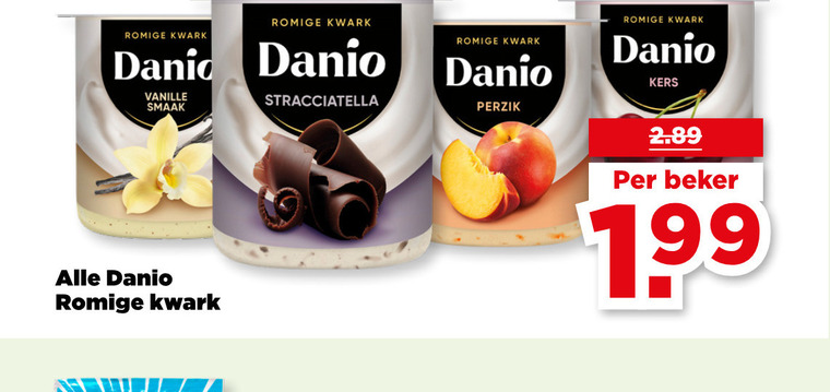 Danone Danio   kwark folder aanbieding bij  Plus - details