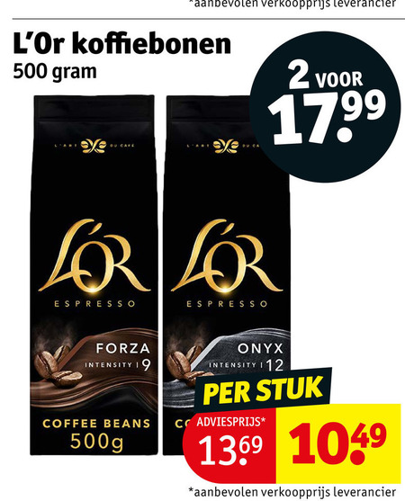 Douwe Egberts L Or   koffiebonen folder aanbieding bij  Kruidvat - details