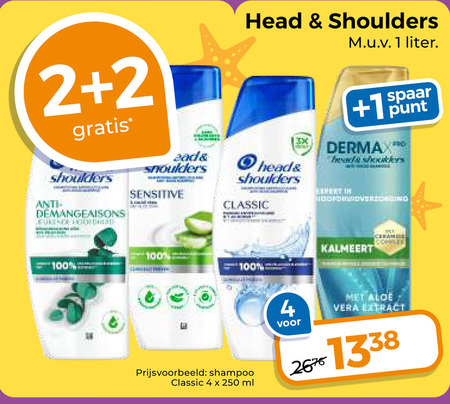 Head and Shoulders   shampoo folder aanbieding bij  Trekpleister - details