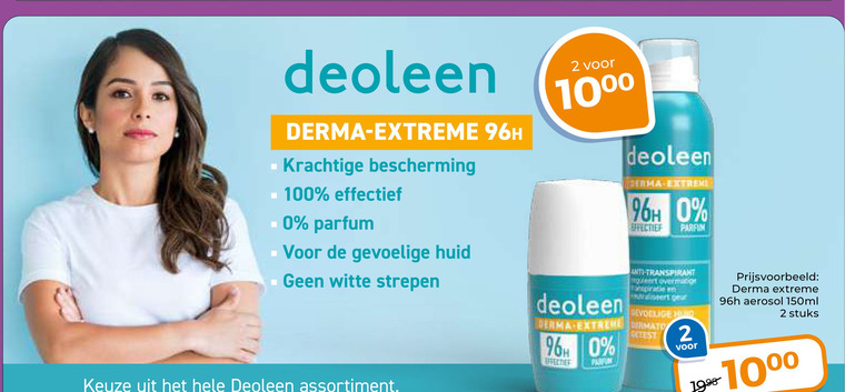 Deoleen   deodorant folder aanbieding bij  Trekpleister - details