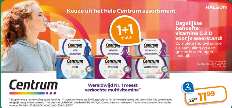 Centrum   multivitaminen folder aanbieding bij  Trekpleister - details