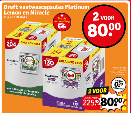 Dreft   vaatwasmiddel folder aanbieding bij  Kruidvat - details