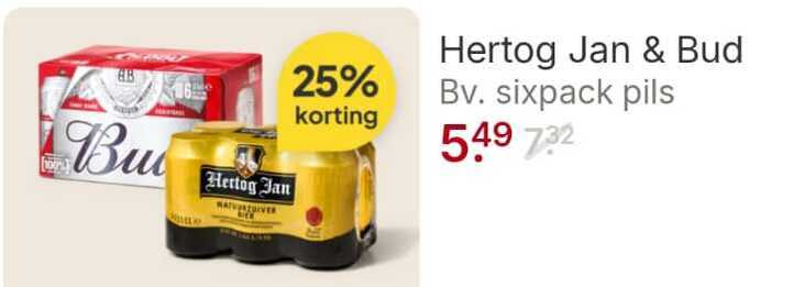 Bud   blikje bier folder aanbieding bij  Picnic - details