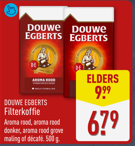 Douwe Egberts   koffie folder aanbieding bij  Aldi - details