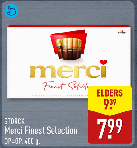 Merci   chocolade folder aanbieding bij  Aldi - details