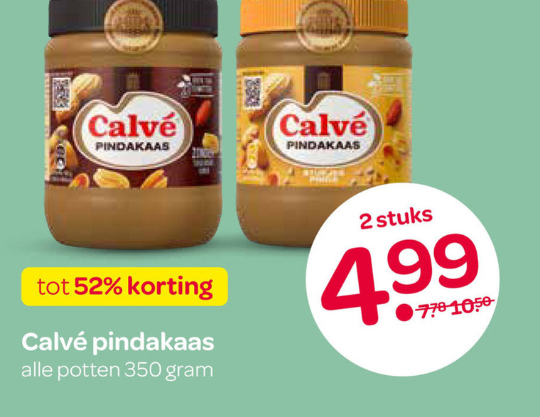 calve pindakaas 2 350 potten stuks folder aanbieding bij Spar Calve pindakaas folder aanbieding bij Spar - details