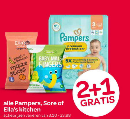 Sore   luiers, luierbroekjes folder aanbieding bij  Spar - details