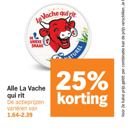 La Vache Qui Rit   smeerkaas folder aanbieding bij  Albert&nbsp;Heijn - details