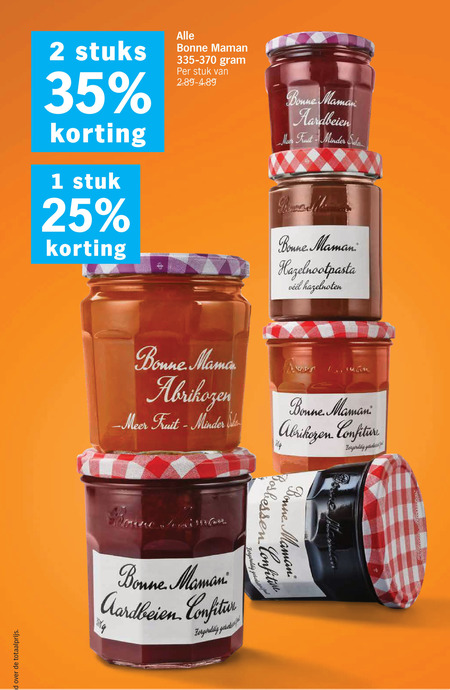 Bonne Maman   jam folder aanbieding bij  Albert&nbsp;Heijn - details