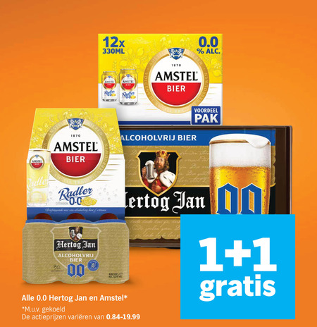 Hertog Jan   alcoholvrij bier folder aanbieding bij  Albert&nbsp;Heijn - details
