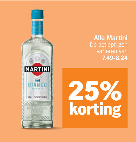 Martini   vermouth folder aanbieding bij  Albert&nbsp;Heijn - details