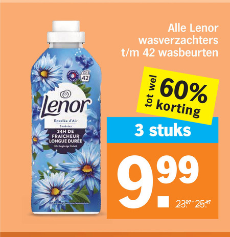 Lenor   wasverzachter folder aanbieding bij  Albert&nbsp;Heijn - details