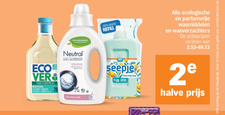 Neutral   wasmiddel folder aanbieding bij  Albert&nbsp;Heijn - details