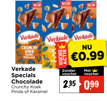 Verkade   chocolade folder aanbieding bij  Vomar - details